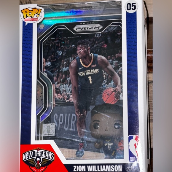 New Orleans Pelicans Zion Williamson #05 Funko Pop - NEW - Picture 6 of 11